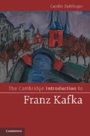 Tapa de The Cambridge Introduction To Franz Kafka