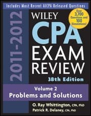 Tapa de Wiley Cpa Exam Review 20112012