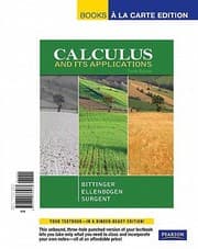 Tapa de Calculus And Its Applications Books A La Carte Edition