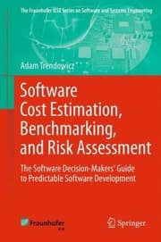 Tapa de Software Cost Estimation Benchmarking And Risk Assessment The Software Decisionmakers Guide To Predictable Software Development