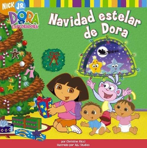 Tapa de Navidad estelar de Dora