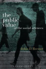 Tapa de The Public Value Of The Social Sciences An Interpretative Essay