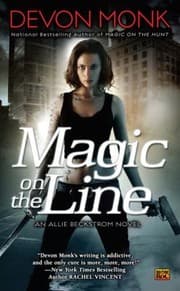 Tapa de Magic On The Line An Allie Beckstrom Novel