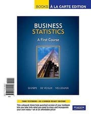 Tapa de Business Statistics A First Course Books A La Carte Edition