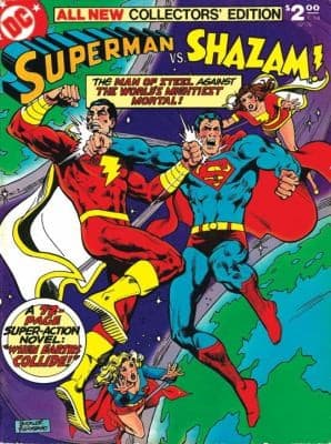 Tapa de Superman Vs Shazam