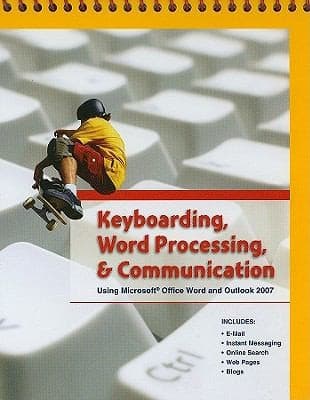 Tapa de Keyboarding Word Processing Communication Using Microsoft Office Word And Outlook 2007