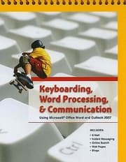 Tapa de Keyboarding Word Processing Communication Using Microsoft Office Word And Outlook 2007