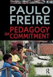 Tapa de Pedagogy Of Commitment Paulo Freire Translated By David Brookshaw And Alexandre K Oliveira