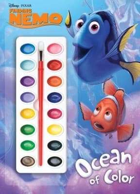 Tapa de Finding Nemo Deluxe Paint Box Book