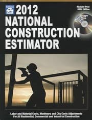 Tapa de 2012 National Construction Estimator