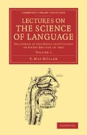 Tapa de Lectures on the Science of Language Volume 1
Cambridge Library Collection Linguistics