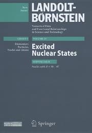 Tapa de Z 3047 Excited Nuclear States
LandoltB Rnstein Numerical Data and Functional Relationshi