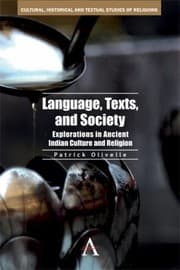 Tapa de Language Texts And Society Explorations In Ancient Indian Culture And Religion