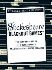 Tapa de Shakespeare Blackout Games