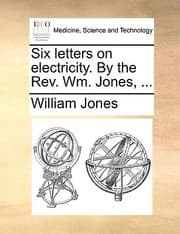 Tapa de Six Letters on Electricity by the REV Wm Jones