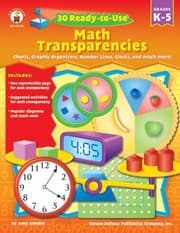 Tapa de 30 ReadyToUse Math Transparencies Grades K 5