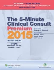 Tapa de The 5minute Clinical Consult Premium 2015