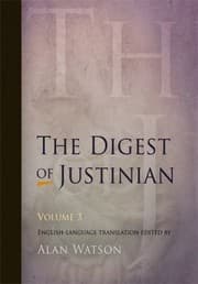 Tapa de The Digest Of Justinian