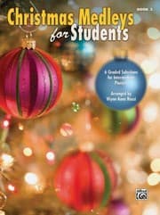 Tapa de Christmas Medleys For Students 6 Graded Arrangements For Intermediate Pianists