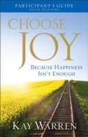 Tapa de Choose Joy Participants Guide Because Happiness Isnt Enough A Foursession Study