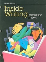 Tapa de Persuasive Essays
            
                Inside Writing