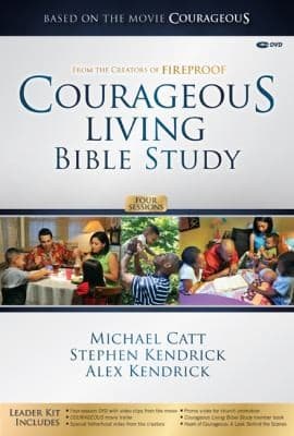 Tapa de Courageous Living Bible Study Four Sessions
