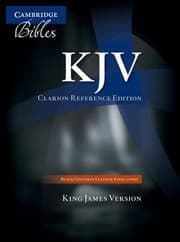 Tapa de Holy Bible King James Version Black Goatskin Single Column Reference Bible
