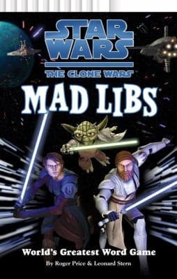 Tapa de Star Wars The Clone Wars Mad Libs