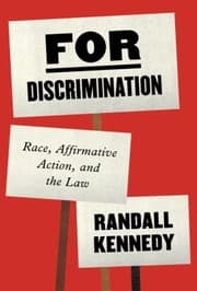 Tapa de For Discrimination Race Affirmative Action And The Law