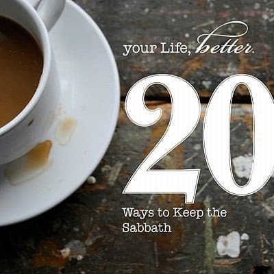 Tapa de 20 Ways To Keep Sabbath