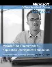 Tapa de Exam 70536 Microsoft Net Framework Application Development Foundation