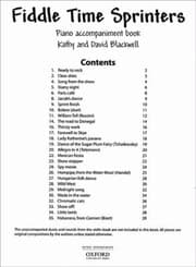 Tapa de Fiddle Time Sprinters A Third Book Of Pieces For Violin