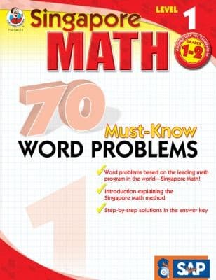 Tapa de Singapore Math 70 Mustknow Word Problems