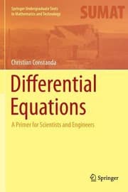 Tapa de Differential Equations A Primer For Scientists And Engineers