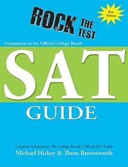 Tapa de Rock The Test Sat Guide Complete Solutions To The College Boards Official Sat Guide