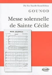 Tapa de Messe Solennelle De Saint Ccile For Soprano Tenor And Bass Solists Satb And Orchestra Or Organ Andor Piano Ad Lib