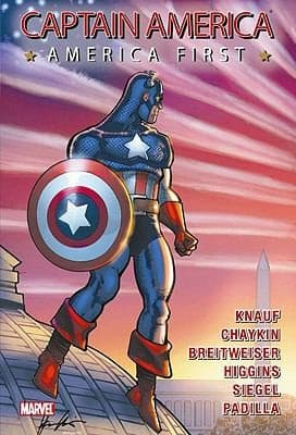Tapa de Captain America America First