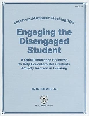 Tapa de Engaging The Disengaged Student A Quickreference Resource To Help Educators Get Students Actively Involved In Learning