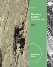 Tapa de Marketing Strategy Text And Cases
