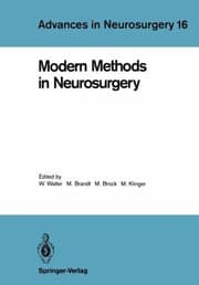 Tapa de Modern Methods In Neurosurgery Mnster May 36 1987