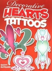 Tapa de Decorative Hearts Tattoos With 6 Tattoos