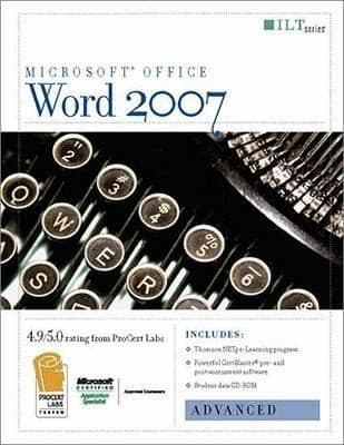 Tapa de Word 2007 Advanced Student Manual