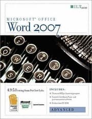 Tapa de Word 2007 Advanced Student Manual