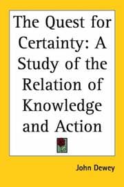 Tapa de The quest for certainty