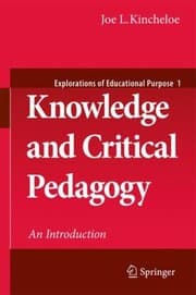 Tapa de Knowledge And Critical Pedagogy
