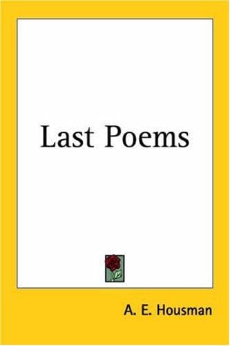 Tapa de Last Poems