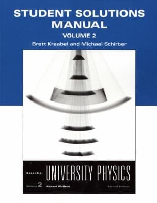 Tapa de Student Solutions Manual Essential University Physics Second Edition