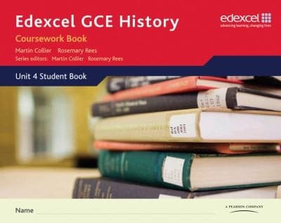 Tapa de Edexcel Gce History Coursework Book