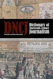 Tapa de Dictionary Of Nineteenthcentury Journalism In Great Britain And Ireland