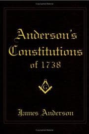 Tapa de Anderson's Constitutions of 1738